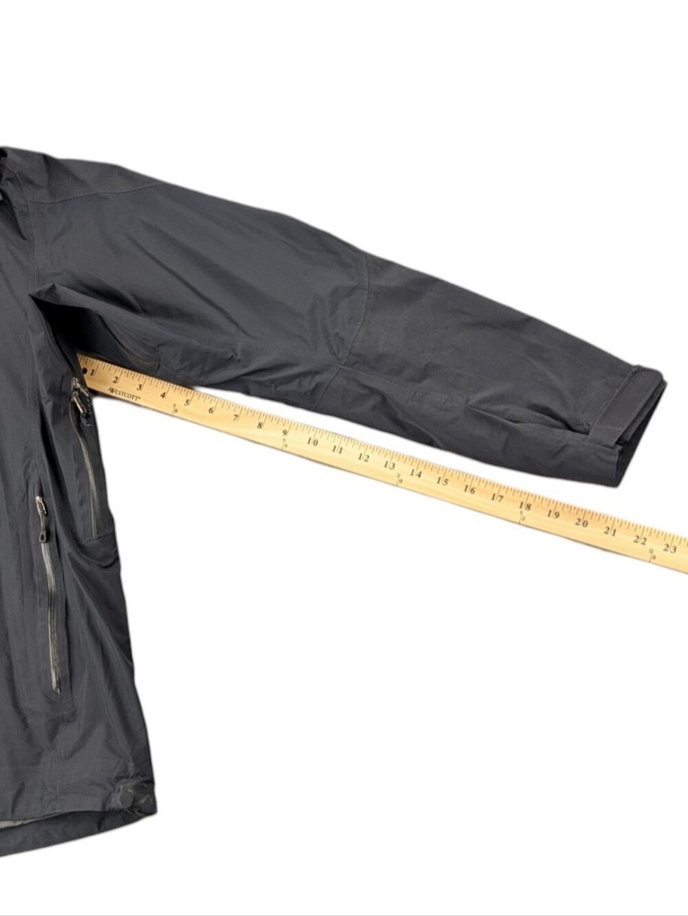 Patagonia Piolet 83380 Men's M Black GORE-TEX Hooded Shell Jacket EUC - Picture 10 of 11